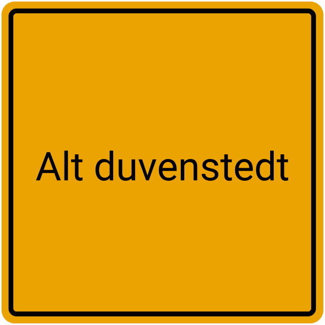 Meldebestätigung Alt Duvenstedt